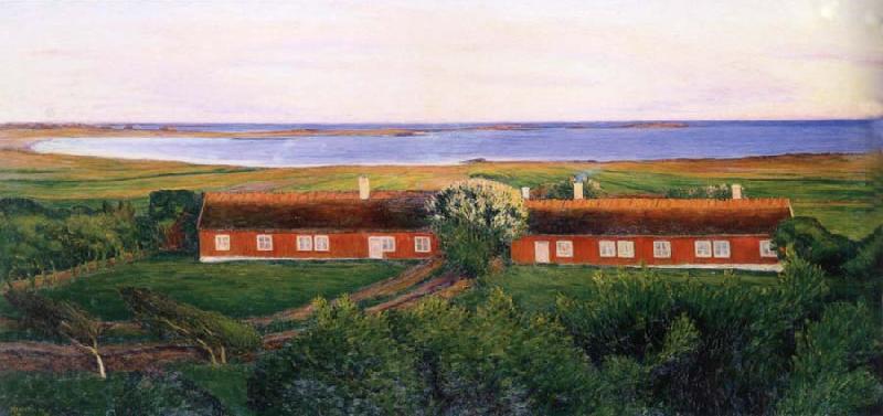 Karl Nordstrom Granngardarna Norge oil painting art